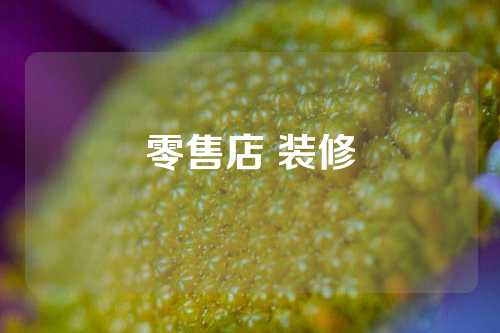 零售店 装修