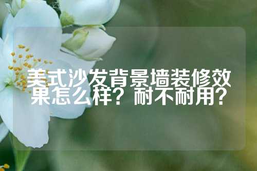美式沙发背景墙装修效果怎么样？耐不耐用？
